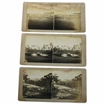 Three (3) Undated & Unmarked Stereoscope Photos - Wendell Miller Collection