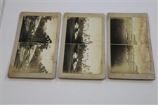 Three (3) Undated & Unmarked Stereoscope Photos - Wendell Miller Collection