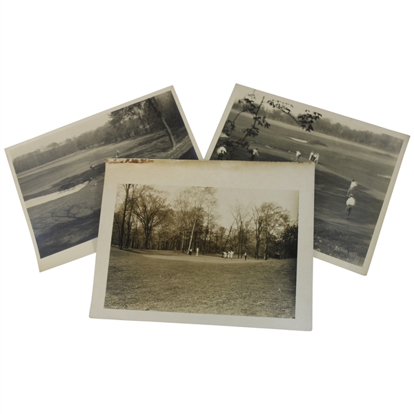 Three (3) F.H. Haskett Columbus Country Club Original Photos - Wendell P. Miller Collection