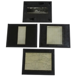 Four (4) Irrigation & Sprinkler Efficiency Glass Negative Photos - Wendell Miller Collection
