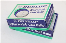 Dunlop Warwick Golf Ball In Warwick Golf Ball Box