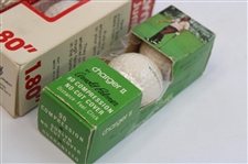 Red Spalding Dot Diamond Dimple Pattern Golf Ball Box