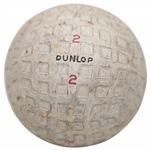 Classic Dunlop 2 England Mesh Pattern Golf Ball