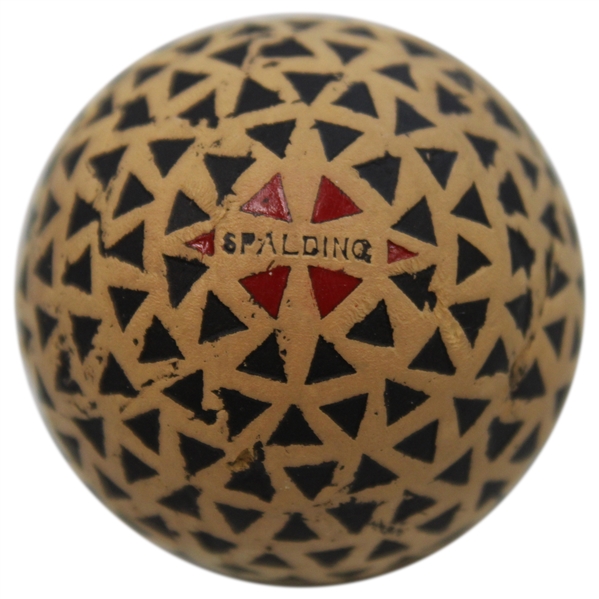 Classic Spalding Triangle Pattern Golf Ball