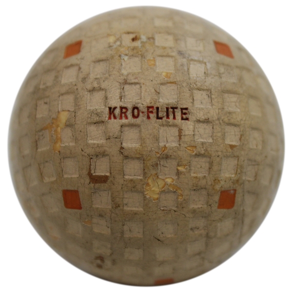 Kro-Flite Orange Mesh Pattern Golf Ball