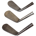Three (3) Assorted Club Iron Heads Only - Macolm, Thomson & Winner