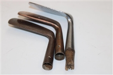 Three (3) Assorted Club Iron Heads Only - Gold Medal & LB Saville