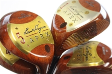 Ben Hogan Persimmon Heads Oil Hardened APEX Sttel Shaft Driver, 3-W, 4-W & 5-Wood