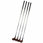 Ben Hogan Persimmon Heads Oil Hardened APEX Sttel Shaft Driver, 3-W, 4-W & 5-Wood