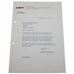 Ben Hogan Signed 1978 Typed Letter to Les Bolland - Employment Content JSA ALOA
