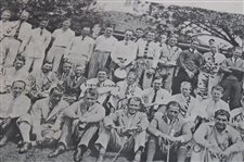 1935 Masters Tournament Field Panoramic Photo Print - Facsimile Signatures