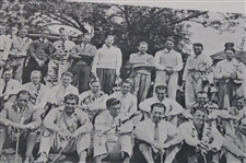 1935 Masters Tournament Field Panoramic Photo Print - Facsimile Signatures