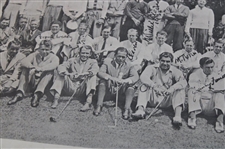 1935 Masters Tournament Field Panoramic Photo Print - Facsimile Signatures