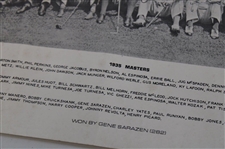 1935 Masters Tournament Field Panoramic Photo Print - Facsimile Signatures