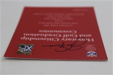 Jack Nicklaus Signed St Andrews Honorary Citizenship Award & Graduation Ceremonies Ticket JSA ALOA