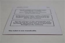 Jack Nicklaus Signed St Andrews Honorary Citizenship Award & Graduation Ceremonies Ticket JSA ALOA