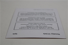 Jack Nicklaus Signed St Andrews Honorary Citizenship Award & Graduation Ceremonies Ticket JSA ALOA