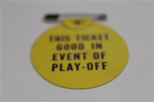 Jack Nicklaus Signed 1965 Masters Tournament SERIES Badge #17556 JSA ALOA