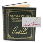 Arnold Palmer Signed 2004 Arnold Palmer Memories, Stories, Memorabilia Collectors Ed. Book JSA ALOA