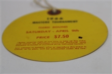 Jack Nicklaus Signed 1966 Masters Saturday Round Ticket #5307 JSA ALOA