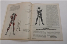 1957 March Sports Illustrated Magazine With 'Stance And Posture' Article By Ben Hogan