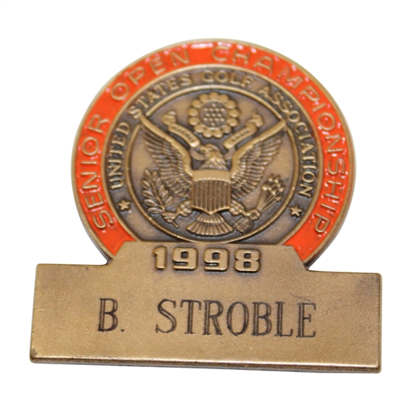 1998 US Senior Open Riviera Country Club Contestant Badge
