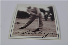 Ben Hogan Facsimile Signed Career Highlights Card