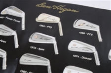 Evolution of Ben Hogan Irons from 1953-1999 Poster