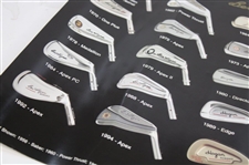 Evolution of Ben Hogan Irons from 1953-1999 Poster