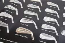 Evolution of Ben Hogan Irons from 1953-1999 Poster