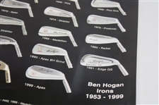 Evolution of Ben Hogan Irons from 1953-1999 Poster