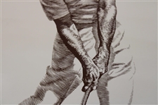 Ben Hogan Swing Sequence Career Stats Poster