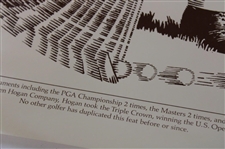 Ben Hogan Swing Sequence Career Stats Poster