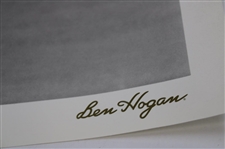With Keenness & Determination, There's Nothing You Can't Accomplish Ben Hogan Poster