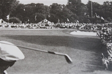 Ben Hogan 1 Iron Approach Shot Poster at Merion 1950 U.S. Open