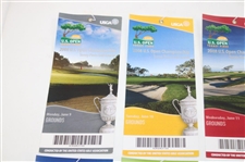 2008 US Open at Torrey Pines Full Ticket Set - Mon-Playoff + Program Voucher - Tiger Win!