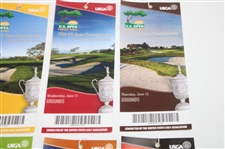 2008 US Open at Torrey Pines Full Ticket Set - Mon-Playoff + Program Voucher - Tiger Win!