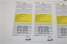 2008 US Open at Torrey Pines Full Ticket Set - Mon-Playoff + Program Voucher - Tiger Win!