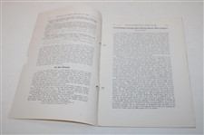 Bulletin Of The Green Section Of The U.S. Golf Association Booklet