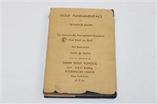 1934 'Standardized Golf Instruction' By Seymour Dunn
