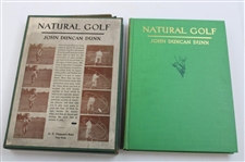 1931 'Natural Golf' First Edition Book By John Duncan Dunn