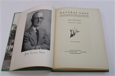 1931 'Natural Golf' First Edition Book By John Duncan Dunn
