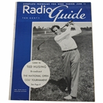 1938 Radio Guide with Ralph Guldahl National Open Champ Cover - June