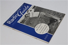 1938 Radio Guide with Ralph Guldahl National Open Champ Cover - June
