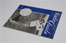 1938 Radio Guide with Ralph Guldahl National Open Champ Cover - June