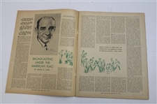 1938 Radio Guide with Ralph Guldahl National Open Champ Cover - June