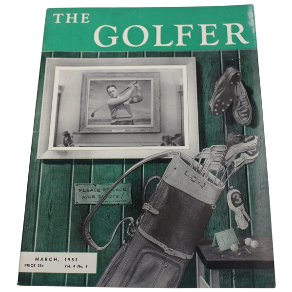 March 1953 Issue of The Golfer Magazine Volume 4 No. 9