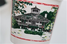 Ten (10) Masters Tournament Logo Plastic Drink Cups - 2000, 2001, 2003 & 2004