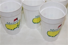 Sixteen (16) Classic Masters Tournament Logo Undated Plastic Drink Cups
