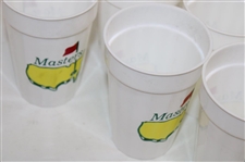 Sixteen (16) Classic Masters Tournament Logo Undated Plastic Drink Cups